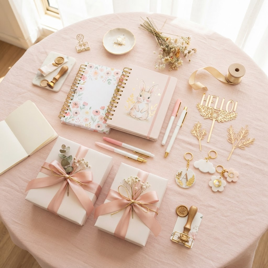 Papelería y regalos personalizados hechos a mano por Tsunami Creativa